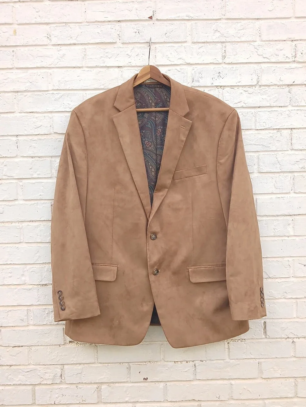 Lauren Ralph Lauren Faux Suede Sport Coat 44R - Picture 2 of 7